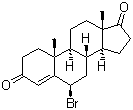 6-Bromoandrostenedione molecular structure (CAS 38632-00-7)