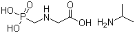 结构式 CAS# 38641-94-0, 草甘膦异丙胺盐; N-(膦酰基甲基)甘氨酸异丙胺盐