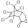 结构式 CAS# 3868-61-9, 硫丹内酯