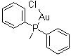 structure of CAS# 38686-38-3, Chloro(methyldiphenylphosphine) gold