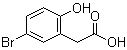 structure of CAS# 38692-72-7, 5-Bromo-2-hydroxybenzeneacetic acid;2-[5-Bromo-2-hydroxyphenyl]acetic acid
