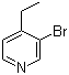 structure of CAS# 38749-76-7, 3-Bromo-4-ethylpyridine;4-Ethyl-3-bromopyridine