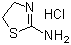 structure of CAS# 3882-98-2, 2-Amino-2-thiazoline hydrochloride ;2-Amino-1,3-thiazoline monohydrochloride; 4,5-Dihydrothiazol-2-amine monohydrochloride