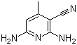 2,6-Diamino-3-cyano-4-methylpyridine molecular structure (CAS 38841-52-0)