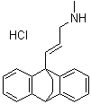 结构式 CAS# 38849-14-8, 3-(9,10-乙桥蒽-9(10H)-基)-N-甲基-2-丙烯-1-胺盐酸盐