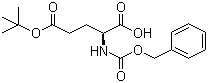 structure of CAS# 3886-08-6, N-Cbz-L-Glutamic acid 5-tert-butyl ester;5-tert-Butyl N-(Benzyloxycarbonyl)-L-glutamate; N-Benzyloxycarbonyl-L-glutamic acid 5-tert-butyl ester; Z-Glu(OtBu)-OH