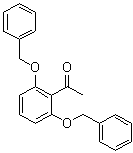structure of CAS# 3886-19-9, 2',6'-Bis(benzyloxy)acetophenone;2,6-Dibenzyloxyacetophenone