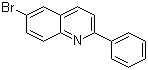 结构式 CAS# 3894-25-5, 2-苯基-6-溴喹啉