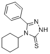 4-cyclohexyl-5-phenyl-4H-1,2,4-triazole-3-thiol molecular structure (CAS 38942-57-3)
