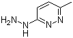 结构式 CAS# 38956-79-5, 3-肼基-6-甲基哒嗪