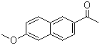 6-甲氧基-2-乙酰萘分子结构 (CAS 3900-45-6)