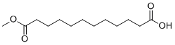 Dodecanedioic Acid Monomethyl Ester molecular structure (CAS 3903-40-0)
