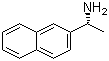 结构式 CAS# 3906-16-9, (R)-(+)-1-(2-萘基)乙胺
