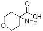 4-Aminotetrahydro-2H-pyran-4-carboxylic acid molecular structure (CAS 39124-20-4)