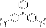 Bis(p-trifluoromethylphenyl)phenylphosphine molecular structure (CAS 39134-71-9)