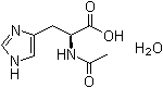 structure of CAS# 39145-52-3, N-Acetyl-L-histidine monohydrate;L-N-Acetylhistidine monohydrate