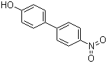 4-Hydroxy-4'-nitrobiphenyl molecular structure (CAS 3916-44-7)
