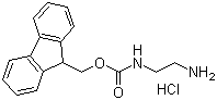 结构式 CAS# 391624-46-7, N-芴甲氧羰基乙二胺盐酸盐