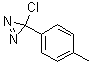 结构式 CAS# 39184-65-1, 3-氯-3-(4-甲基苯基)-3H-双吖丙啶