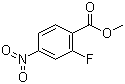structure of CAS# 392-09-6, Methyl 2-fluoro-4-nitrobenzoate;2-Fluoro-4-nitrobenzoic acid methyl ester