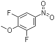 结构式 CAS# 392-25-6, 2,6-二氟-4-硝基苯甲醚