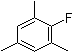 structure of CAS# 392-69-8, 1-Fluoro-2,4,6-trimethylbenzene;2,4,6-Trimethyl-1-fluorobenzene; 2,4,6-Trimethylfluorobenzene; 2-Fluoromesitylene; Mesityl fluoride; NSC 10359