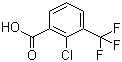 结构式 CAS# 39226-97-6, 2-氯-3-(三氟甲基)苯甲酸