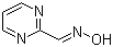 2-嘧啶甲醛肟分子结构 (CAS 39232-40-1)