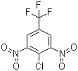 4-氯-3,5-二硝基三氟甲苯分子结构 (CAS 393-75-9)