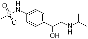 Sotalol molecular structure (CAS 3930-20-9)