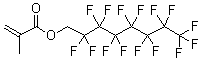structure of CAS# 3934-23-4, 1H,1H-Pentadecafluorooctyl methacrylate;1H,1H-Perfluorooctyl methacrylate; Nyebar