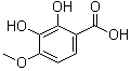 2,3-Dihydroxy-4-methoxybenzoic acid molecular structure (CAS 3934-81-4)