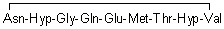 Cyclo[L-asparaginyl-(4R)-4-hydroxy-L-prolylglycyl-L-glutaminyl-L-alpha-glutamyl-L-methionyl-L-threonyl-(4R)-4-hydroxy-L-prolyl-L-valyl] molecular structure (CAS 393827-70-8)