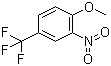structure of CAS# 394-25-2, 4-Methoxy-3-nitrobenzotrifluoride;2-Nitro-4-(trifluoromethyl)anisole