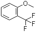 structure of CAS# 395-48-2, 2-(Trifluoromethyl)anisole;1-Methoxy-2-trifluoromethylbenzene