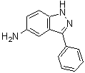 结构式 CAS# 395099-05-5, 5-氨基-3-苯基-1H-吲唑