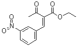 结构式 CAS# 39562-16-8, 2-(3-硝基亚苄基)乙酰乙酸乙酯