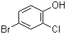 4-Bromo-2-chlorophenol molecular structure (CAS 3964-56-5)