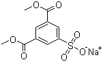 structure of CAS# 3965-55-7, Sodium dimethyl 5-sulphonatoisophthalate;Dimethyl 5-sulfoisophthalate sodium salt