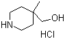 structure of CAS# 3970-73-8, 4-Methoxy-4-methylpiperidine hydrochloride