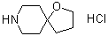 structure of CAS# 3970-79-4, 1-Oxa-8-azaspiro[4.5]decane hydrochloride