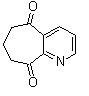 5H-Cyclohepta[b]pyridine-7,8-dihydro-5,9(6H)-dione molecular structure (CAS 39713-40-1)