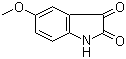 5-甲氧基靛红分子结构 (CAS 39755-95-8)