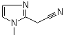 1-Methyl-1H-imidazole-2-acetonitrile molecular structure (CAS 3984-53-0)