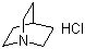 structure of CAS# 39896-06-5, Quinuclidine hydrochloride;1-Azabicyclo[2.2.2]octane hydrochloride