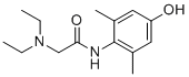 structure of CAS# 39942-41-1, 4-Hydroxylidocaine;2-(diethylamino)-N-(4-hydroxy-2,6-dimethylphenyl)acetamide