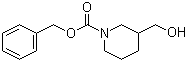 结构式 CAS# 39945-51-2, 3-(羟甲基)哌啶-1-羧酸苄酯