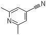 structure of CAS# 39965-81-6, 2,6-Dimethyl-4-cyanopyridine;2,6-Dimethyl-4-pyridinecarbonitrile; 2,6-Dimethylisonicotinonitrile; 4-Cyano-2,6-dimethylpyridine; 4-Cyano-2,6-lutidine