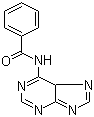 结构式 CAS# 4005-49-6, N6-苯甲酰基腺嘌呤; N-(5H-嘌呤-6-基)苯甲酰胺