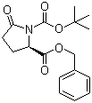 structure of CAS# 400626-71-3, Boc-D-Pyroglutamic acid benzyl ester;Boc-D-Pyr-OBzl